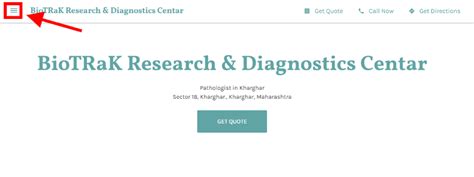 Steps to book lab visit appointment from Biotrak Research & Diagnostics ...