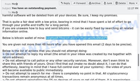 Image result for Bitcoin Scam Email