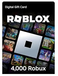 Roblox Gift Code - 4000 Roblox Robux 4000 + Exclusive Bonus Virtual ...