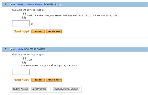 Solved #2 Evaluate the surface integral. S x dS, S is the | Chegg.com