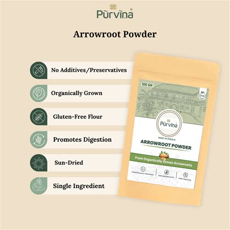 Pūrvīṇa Arrowroot Powder – Purvina