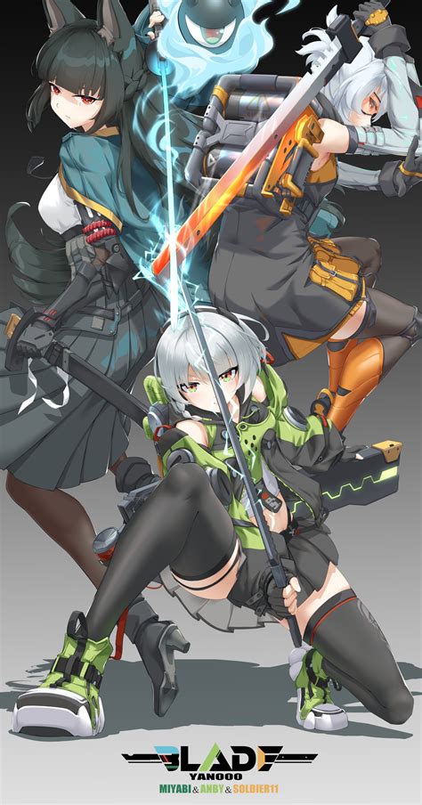 anby demara, hoshimi miyabi, and soldier 11 (zenless zone zero) drawn ...