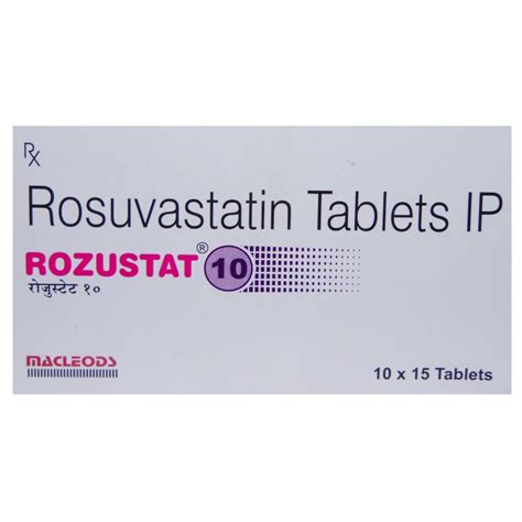 Rozustat 10 Tablet | Uses, Side Effects, Price | Apollo Pharmacy