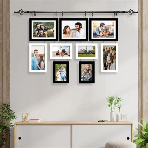 Art Street Set of 9 Chandelier Photo Frame For Wall Decoartion With Ha ...