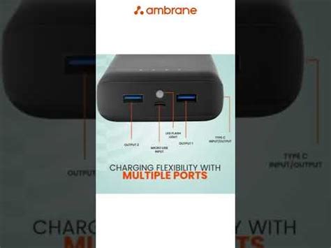 Ambrane 27000 mAh 20 W Power Bank Price in India - Buy Ambrane 27000 ...
