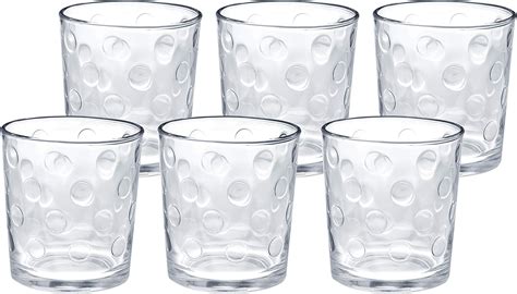 Wonderchef Modena Whiskey Glass 290 ml Set of 6 (Clear) : Amazon.in ...