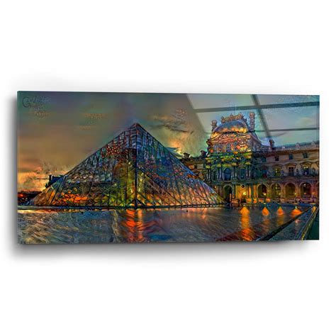 Latitude Run® 'Paris France Louvre Museum At Dusk' By Pedro Gavidia ...