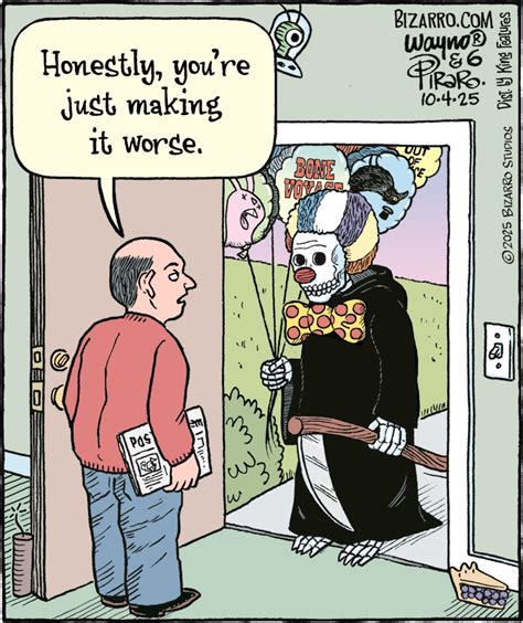 Bizarro Comic Strip 2025-10-04 | Comics Kingdom