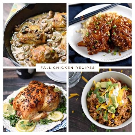 Fall Chicken Recipes - Cooking with Curls