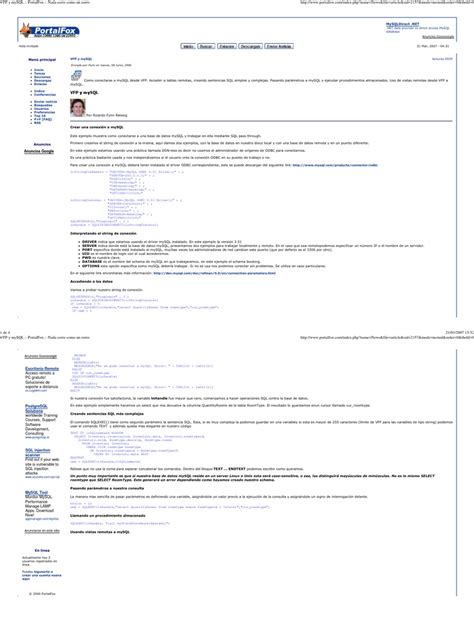 Como Conectarse Con MySQL Desde VFP 的图像结果