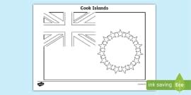 British Virgin Islands Flag Colouring Sheet | Twinkl
