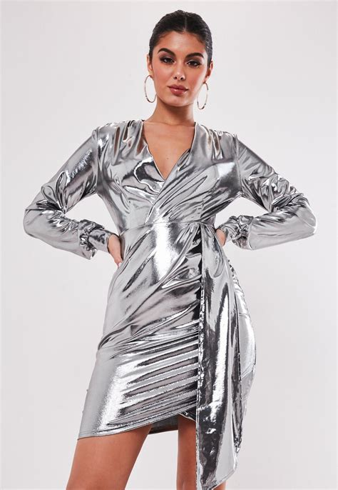 Silver Foil Dress