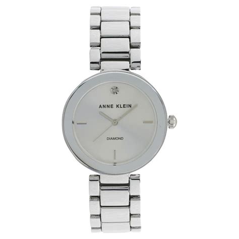 Buy Online Anne Klein Quartz Analog Silver Dial Stainless Steel Strap ...