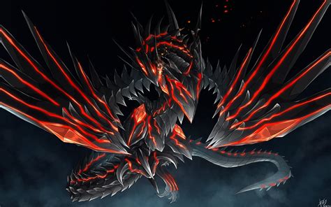 Red-Eyes Black Metal Dragon - Yu-Gi-Oh! - HD Wallpaper by zextyann ...