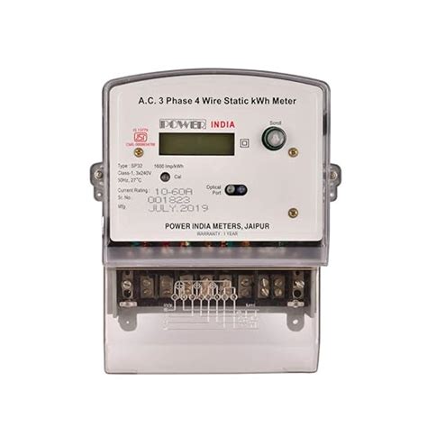 Power India Meters Three Phase Electronic Multifunction Energy Meter