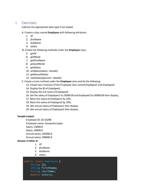 Image result for Java Classes and Objects Practice Programs