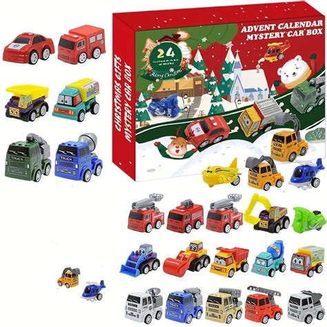Cars Advent Calendar 2023 For Kids,Styles&Colors Random, 6 Series 24 ...