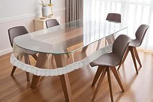 Buy The Furnishing Tree Oval Shaped 8 to 10 Seater Transparent Table ...