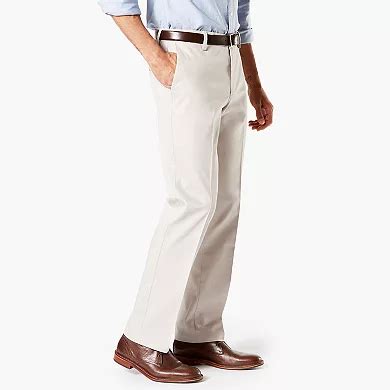 Men's Dockers® Signature Khaki Lux Straight-Fit Creased Stretch Pants