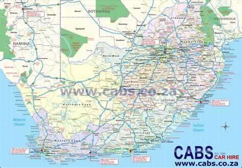 South Africa Map Garden Route