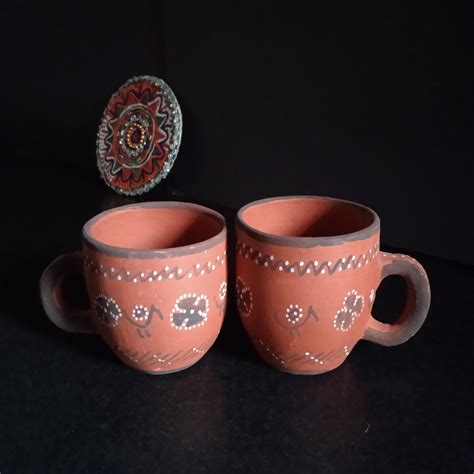 Khavda Painted Cups (Set of 2) - 4 – Prosperitymirra