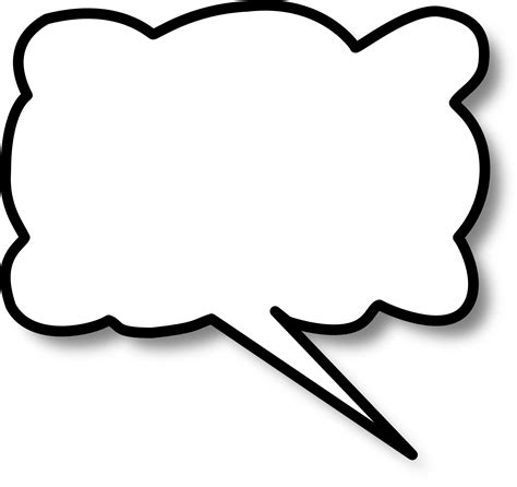 Printable Thought Bubbles