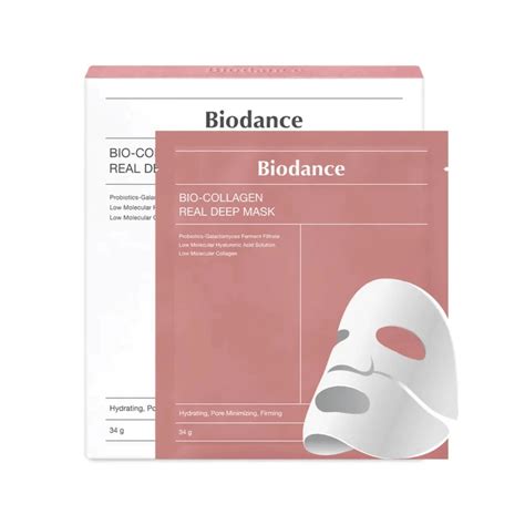 Biodance Conjunto de Máscaras Bio Collagen Real Deep - Pacote com 4 máscaras de 34g | SHEIN PT