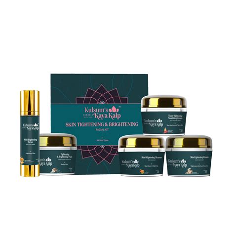 Kulsum's Kaya Kalp Herbals Skin Tightening & Brightening Facial Kit For ...