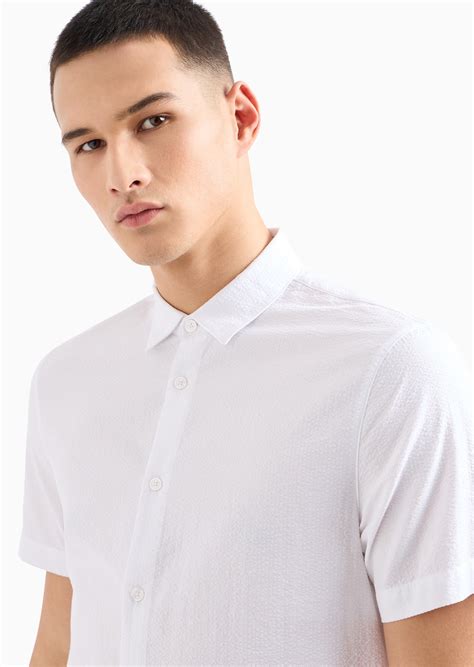 Classic White Regular Fit Cotton Shirt