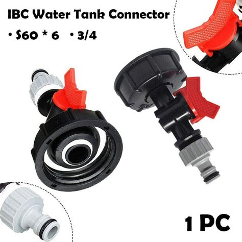 Adaptador IBC para depósito de agua de jardín IBC S60X6 con grifo y ...