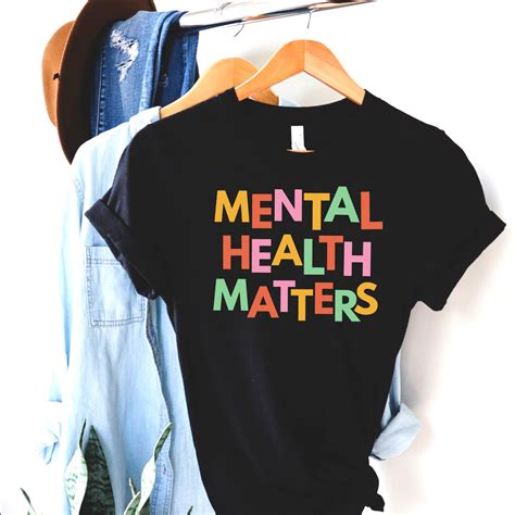 Mental Health Shirts Mental Health Matters T Shirt Teacher - Etsy UK