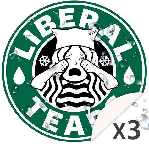 Liberal Tears Stickers (Set of 3) Weatherproof Vinyl MAGA : Amazon.in ...