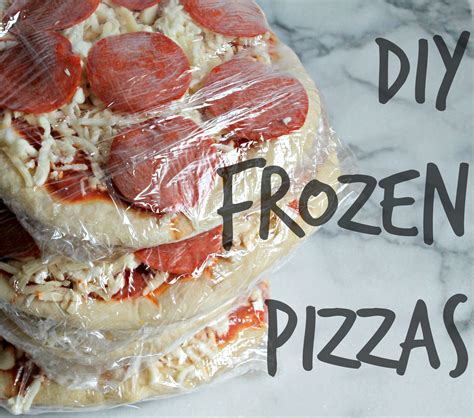 DIY Individual Frozen Pizzas - Cooking with Books