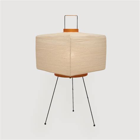 Isamu Noguchi Akari 7A Floor Paper Lamp, Furniture & Home Living ...