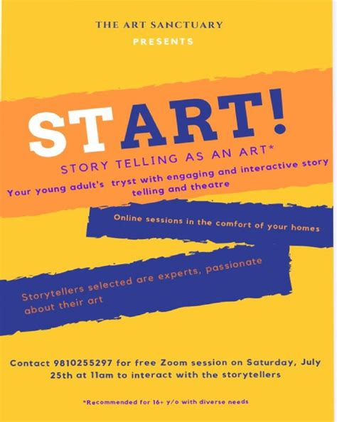 START: Story Based interactions Training – The Art Sanctuary