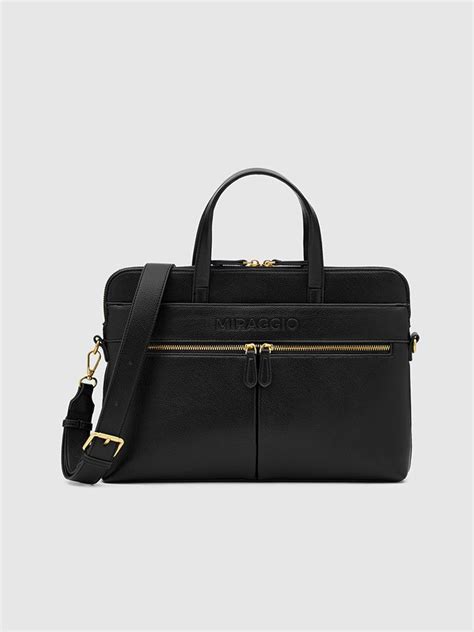 Buy Black Reese Laptop Bag Online- Miraggio