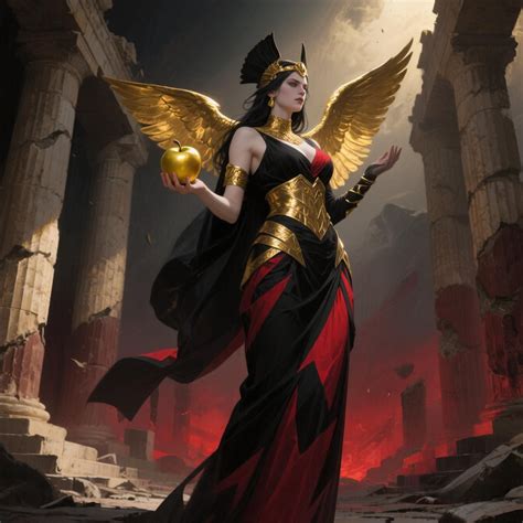 Eris, Goddess of Strife, Discord, and Chaos | Greek gods, Goddess art ...