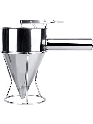 MyLifeUNIT Stainless Steel Pancake Batter Dispenser, Funnel Dispenser ...