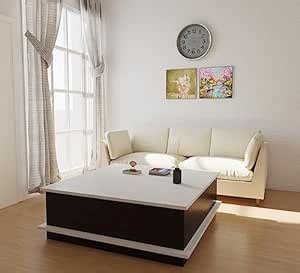 V Create Store Engineered Wood Modern Design Center Table for Office ...