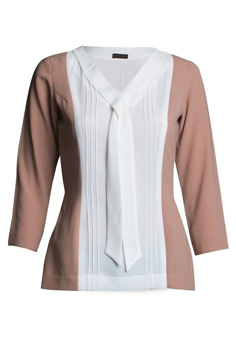 Arizona Color Block Work Blouse | Intermod Workwear