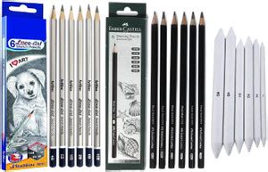 Flipkart.com | Definite ARTLINE 6Pc Sketch Pencils + 6Pc Blending ...