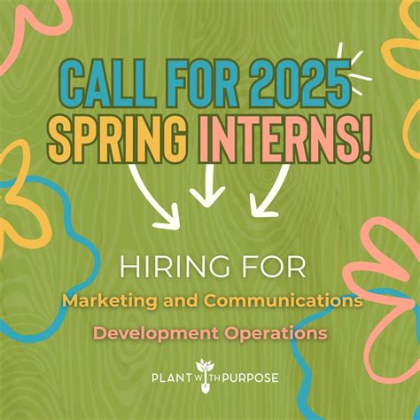 Spring 2025 Internships