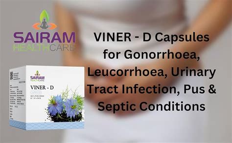 Buy VINER - D Capsules (100 counts) for Skin Disorders, Pus & Septic ...