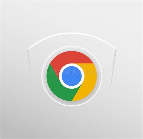 Logo Google Chrome image stock éditorial. Illustration du cercle ...