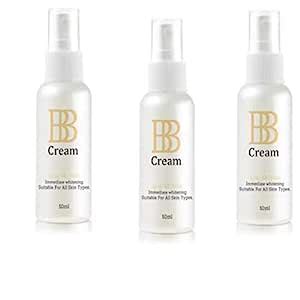 RG Face Whitening Spray BB Cream Foundation 50ML(PACK OF 3) : Amazon.in ...
