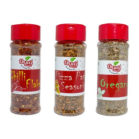 Onwit Seasoning Combo | Oregano, Chilli Flakes, & Pizza Pasta Seasoning ...