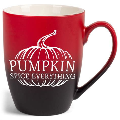 Elanze Designs Pumpkin Spice Everything Two Toned Ombre Matte Red and ...