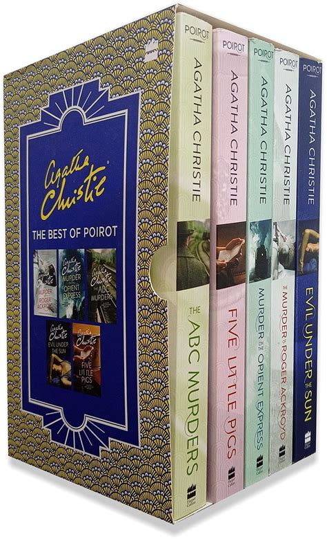 The Best Of Poirot 5 Books Box Set Collection By Agatha Christie Paperback