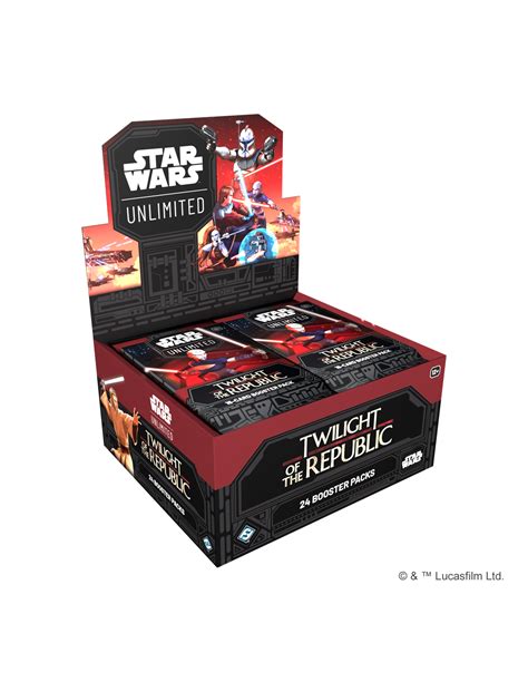Star Wars Unlimited: Twilight of the Republic. Booster Box (24) Spanish