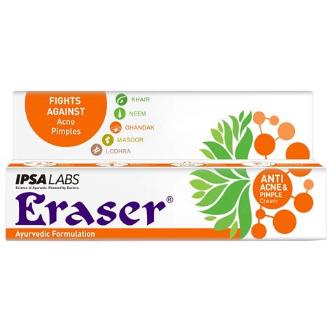 Eraser Anti Acne & Pimple Ayurvedic Cream (15g.) : Amazon.in: Beauty